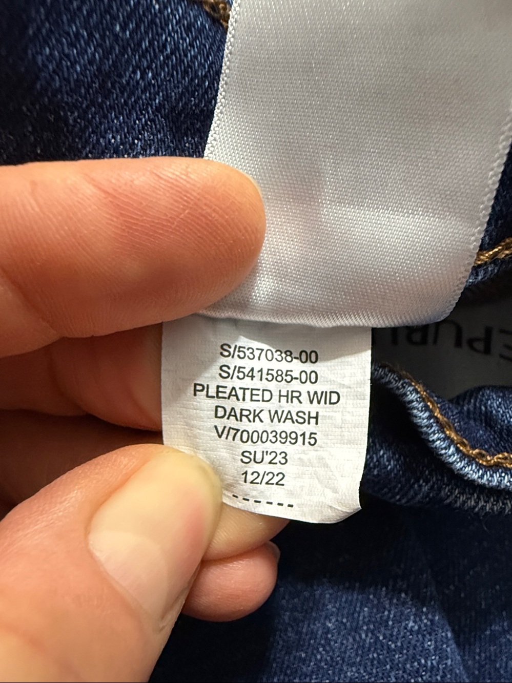 Banana Republic Factory High Rise Pleated Wide Leg Size: 29/8 Inseam: 26.5” - Picture 8 of 8